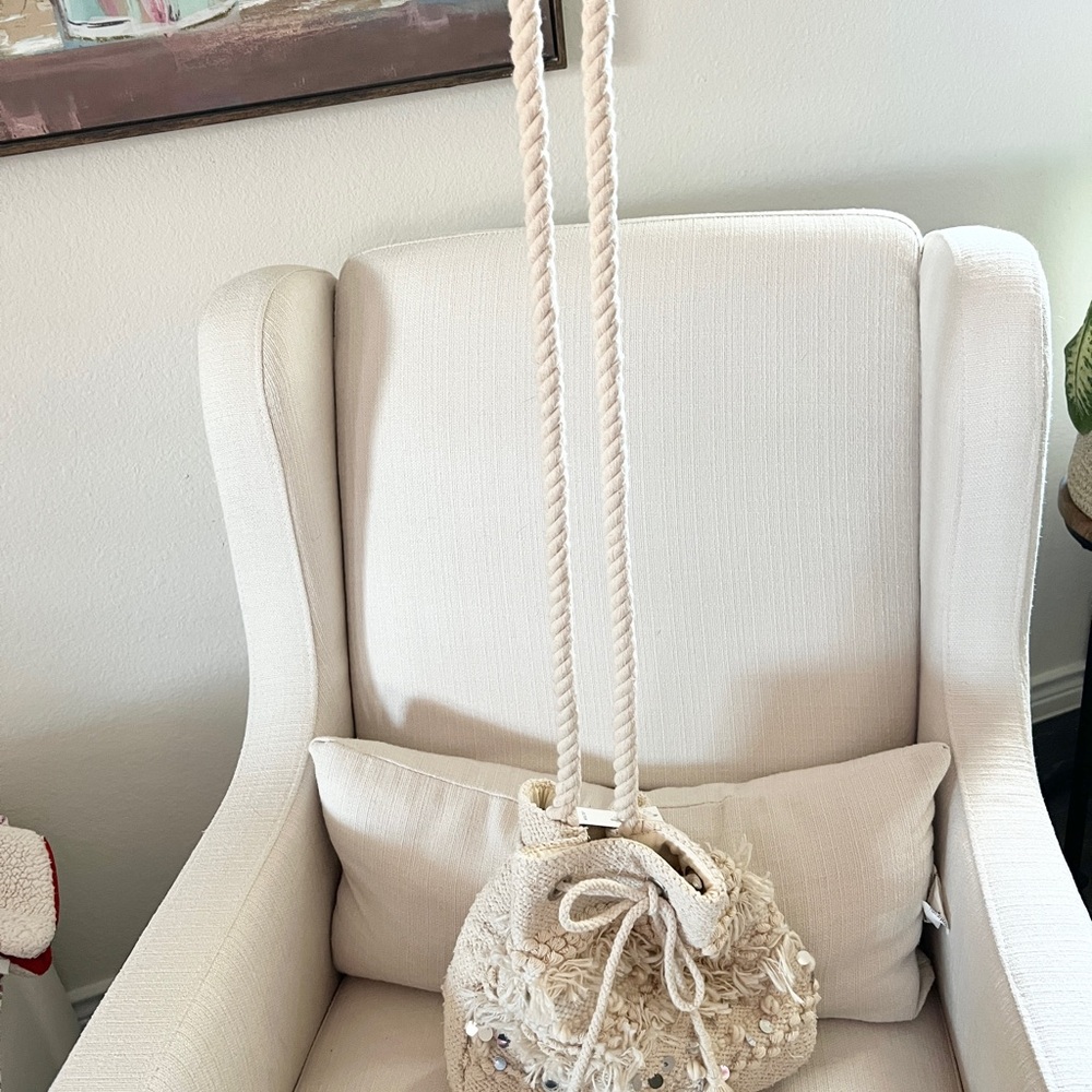 Aerie Cream Moroccan Crossbody Bag - Picture 2 of 6